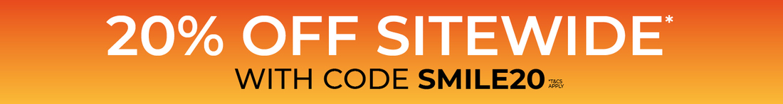 Get 20% off sitewide!*