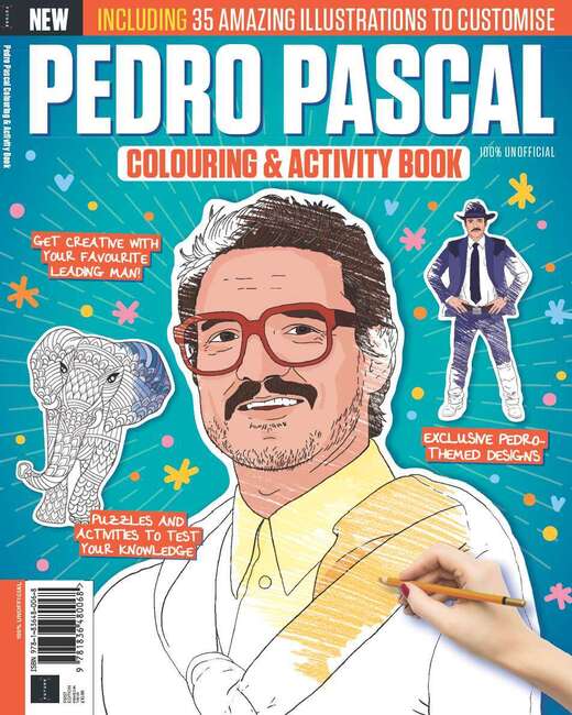 Pedro Pascal Colouring & Activity Book